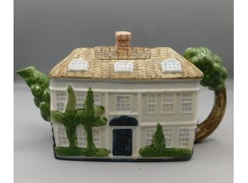Decorative Ceramic Hand-painted House Style Teapot