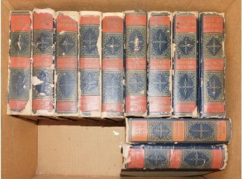 Assorted Lot Of Vintage Charles Dickens Books