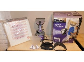 Shark Press And Refresh Garment Steamer Exclusive Heated Wrinkle Eraser With Box And Accessories
