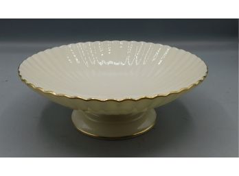 Lovely Lenox Footed Clamshell Rim Bowl