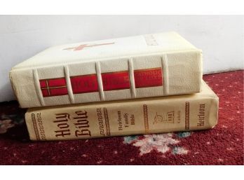 Vintage Gold Leaf Heirloom Bible & Catholic DeLux Edition Holy Bible