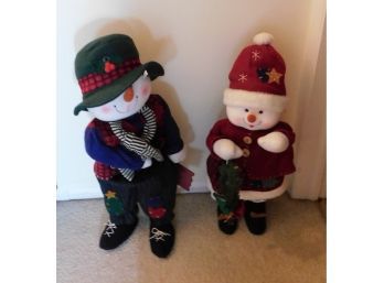 Large Decorative Holiday Snowmen