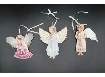 Heaven's Little Angels Ornaments - Gentle Hugs, Garden Beauty, And Angels Guidance