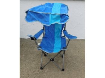 Fun In The Sun - Arm Quad Chair With Canopy (Blue)