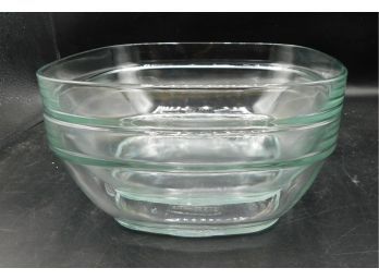 Rubbermaid Easy Stacking Glass Bowls - Pair Of 2