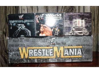 1998 WWF WWE THE LEGACY WRESTLE MANIA 1-14 VHS TAPES BOX SET (14)
