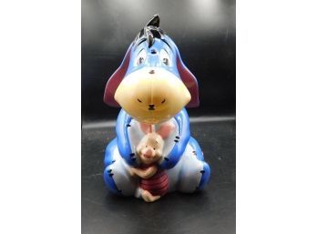 Disney's Winnie The Pooh - Piglet & Eyeore Ceramic Cookie Jar #19630