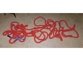 Large Red Tow Rope