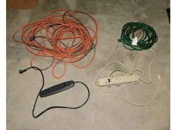 Assorted Lot Of Extension Cords