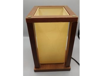 Decorative Wood Frame Table Lamp