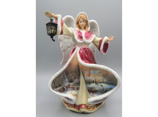 Thomas Kinkade 'angel Of Hope' Illuminated Porcelain Figurine