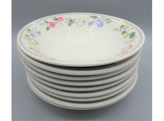 Farberware Stoneware 'english Garden' Bowls - Set Of 9