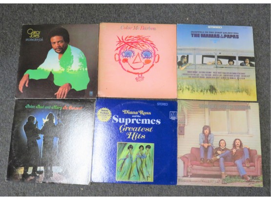 Assorted Lot Of Vinyl Records