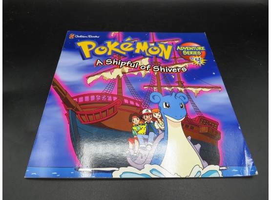 Golden Books 2000 Pokemon Adventure Series #4 'a Shipful Of Shivers' Softcover Book