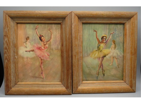 Pal Fried Framed Ballerina Wall Decor - Set Of 2