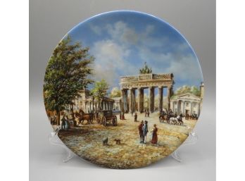 Vohen Strauss 1991 Johann Feltmann 'beruhmte Deutsch Stadttore' Decorative Plate - In Original Box