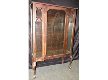 Vintage Display Cabinet With 3 Wood Shelves Project
