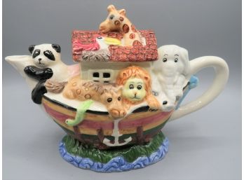 Ceramic Noah's Ark Teapot