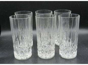 Cut Glass Drinking Glasses - Set Of 6