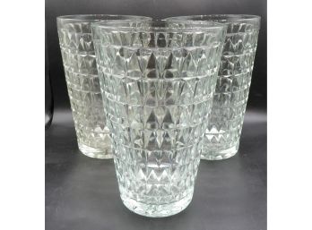 E.o. Brody Co. Cut Glass Vases - Set Of 3