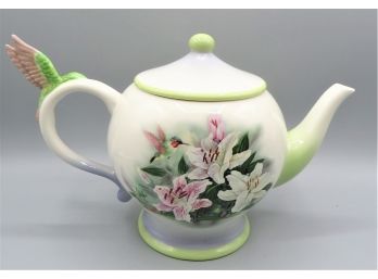 Lena Lici Teleflora Gift Imperial Graphics 'hummingbird & Lilies' Teapot