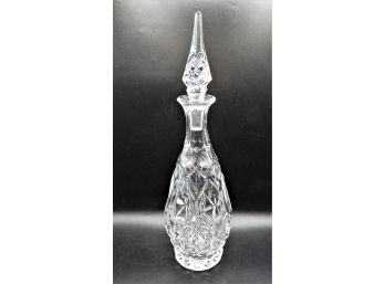 Lovely Cut Glass Decanter With Stopper