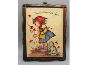 Jerry Schultz Co. By Evans 'flowers Bloom Like Love' Wall Decor