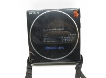 Sony Discman AM/FM CD Compact Player - Model# D-T30 - Serial# 78780