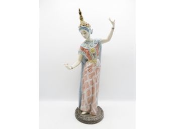 Beautiful Llado Figurine - Female Siamese Dancer - 1989-93