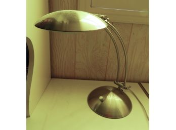 Vintage Deco Bauhaus Flying Saucer Desk Lamp - Tested
