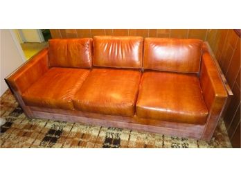 Retro - Queen Size Sofa Bed - Chrome Detail -