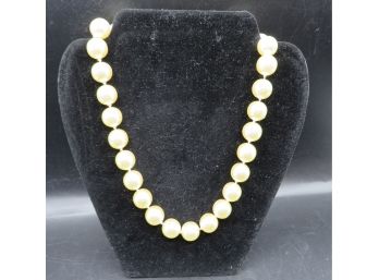 Faux Pearl Necklace - Costume Jewelry