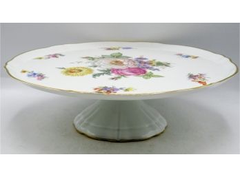 Beautiful Porcelain Limoges Cake Stand - Made In France