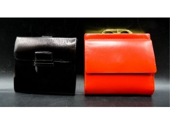 Classy Two Small Leather Wallets - Tano Of Madrid - Made In Spain