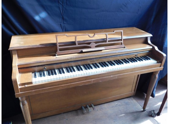 Harrington Upright Wood Piano W/ Bench Seat