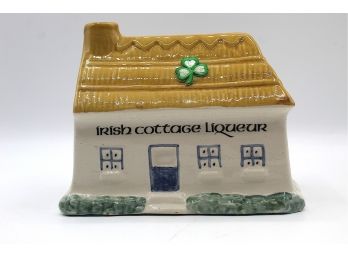 Ceramic Cottage Irish Liquor Vessel - EMPTY