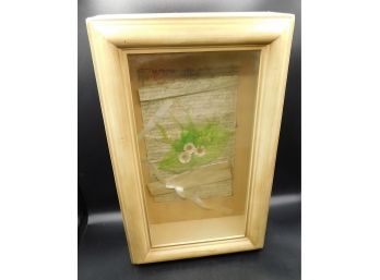 Wooden Display Box W/ Glass Front