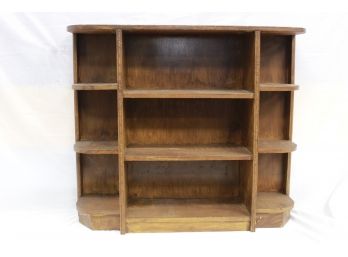 Vinatge Wood Book Shelf Utility Shelving