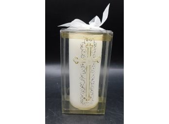 Religious Cross Candle