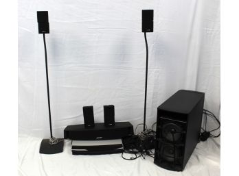 BOSE AV18 Media Center W/ Subwoofer And Surround Sound Speakers