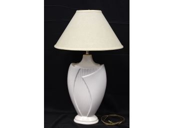 Ceramic Decorative Modern Table Lamp White With Shade