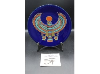 The Great Falcon Pectoral Of Tutankhamun Limited Edition Plate