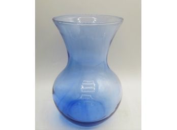Vase - Blue Tinted Glass