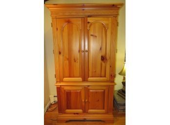 Entertainment Center/armoire - Pine Wood - From Bloomingdale's