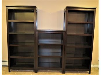 Bookcases - Stylish Brown - Set Of 3