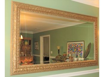 Wall Mirror Gold Gilt Framed Floral Design