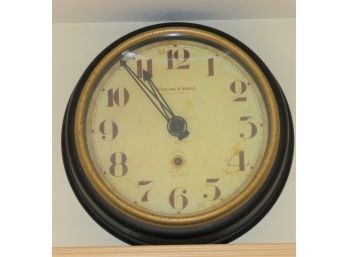 Sterling & Noble Mfg. No. 9 Battery Operated Wall Clock