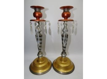 Lan Lee Collection Candlestick Holders - Set Of 2