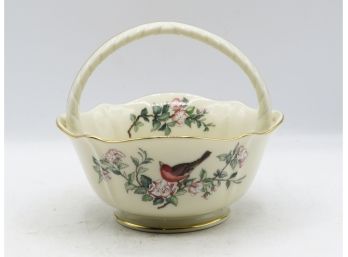 Vintage - Lenox 'Serenade' Candy/decorative Bowl - 24 Karat Gold Trim- Made In USA