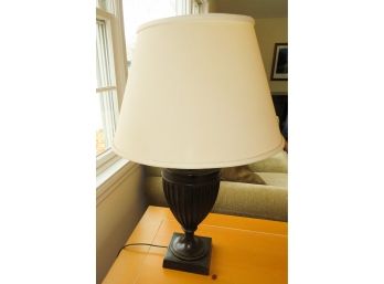 Urn Shaped Wooden Table Lamp - Tested